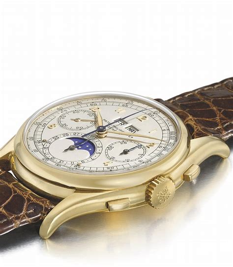 Patek Philippe. A unique and historically important 18K gold 